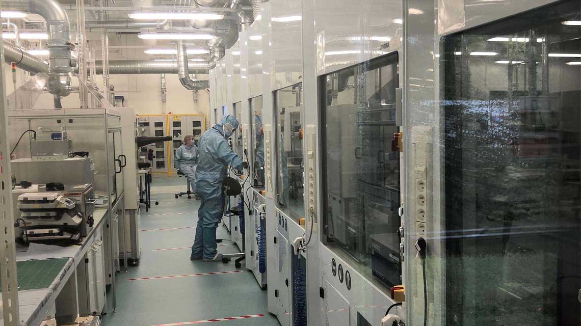 View of CEA clean room facilities