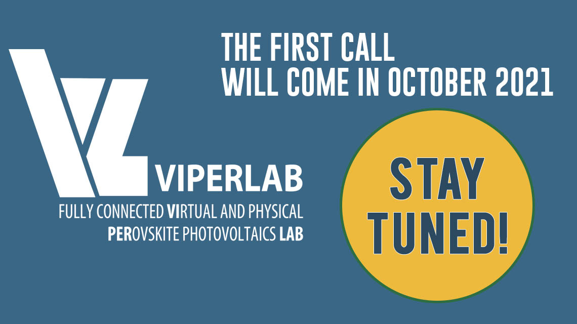 VIPERLAB The first call will come in October 2021